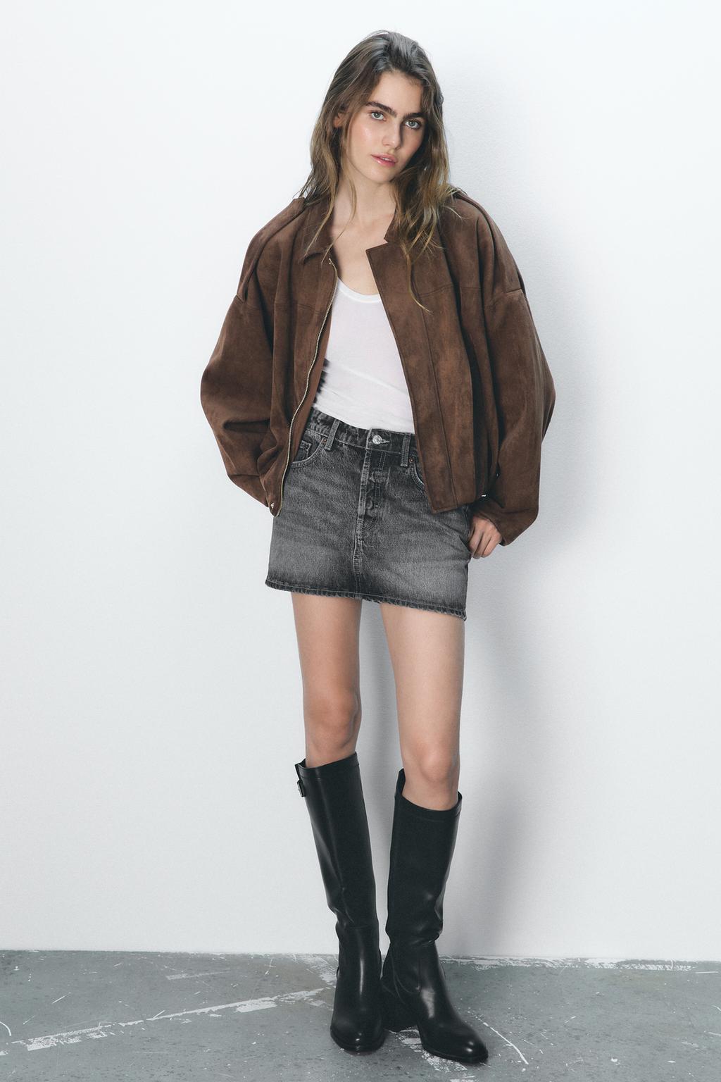 Lea Suede Zip Jacket