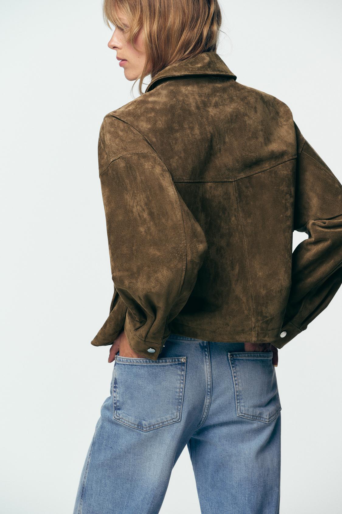 Clara Suede Utility Jacket