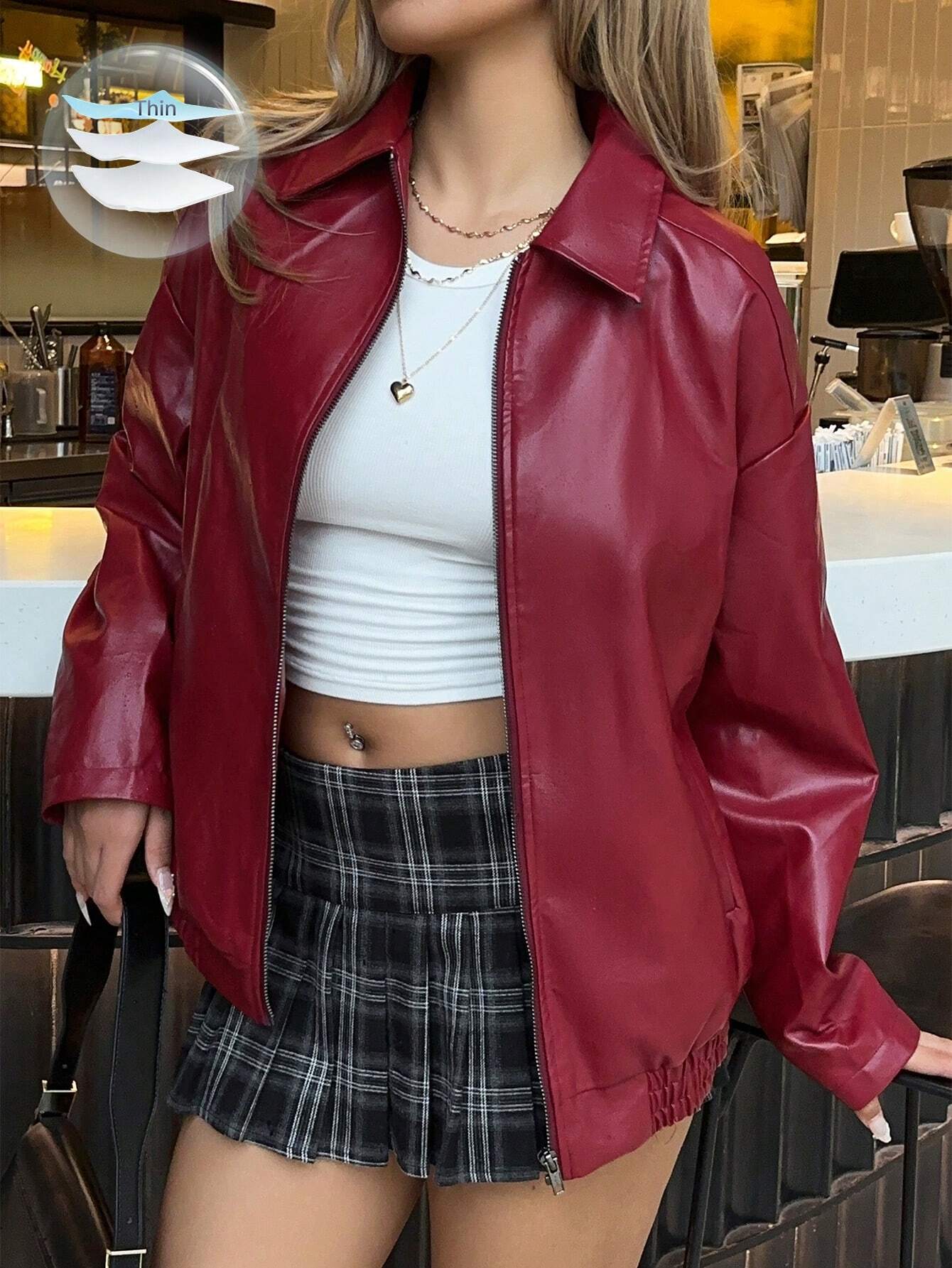 Ruby Leather Jacket