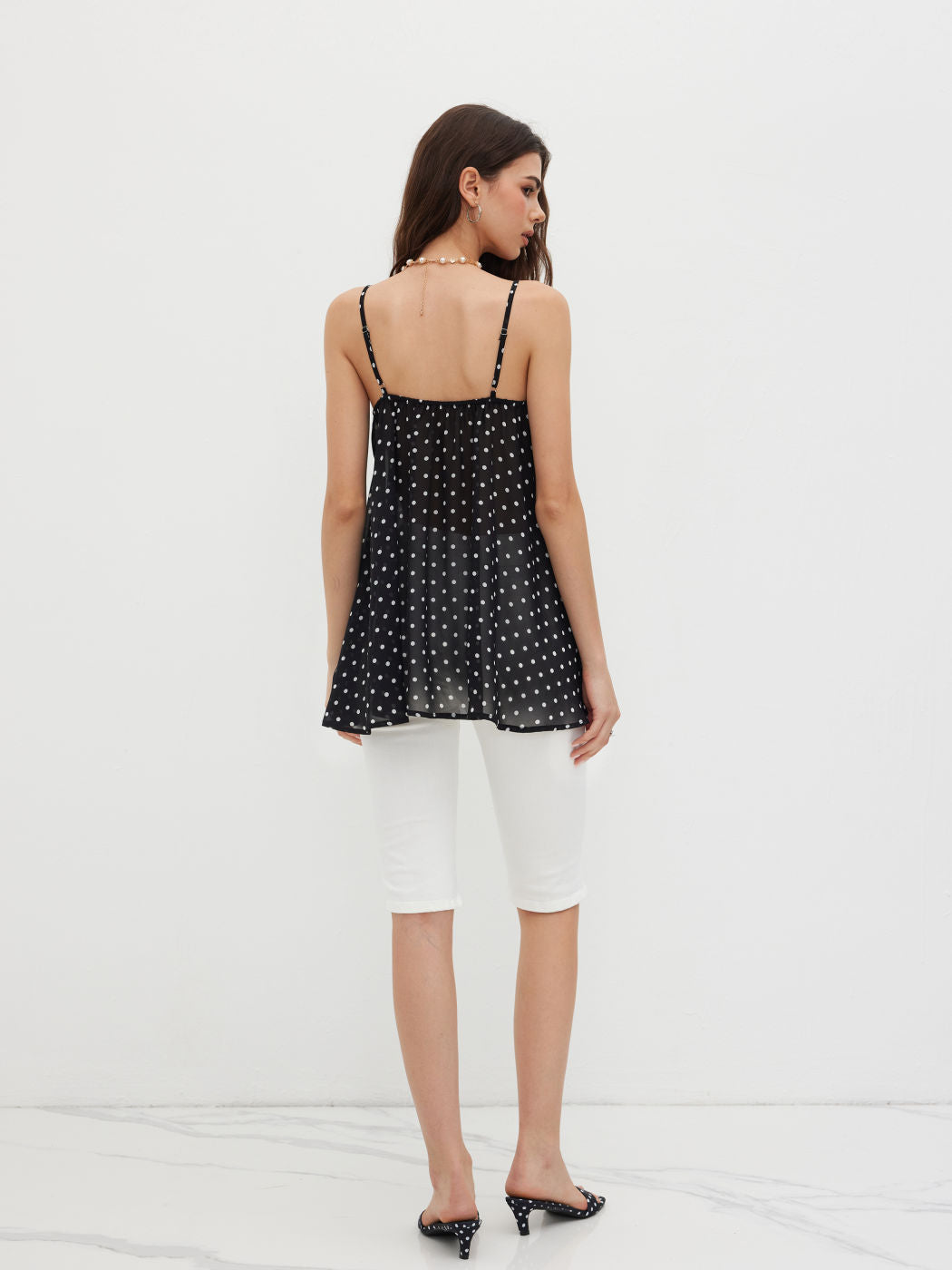 Dotted Mini Dress