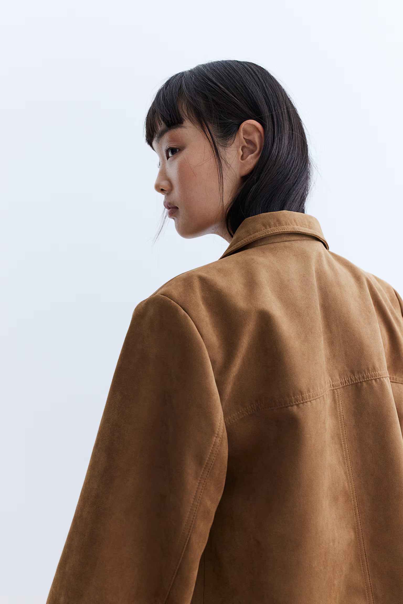 Isla Oversized Suede Blazer