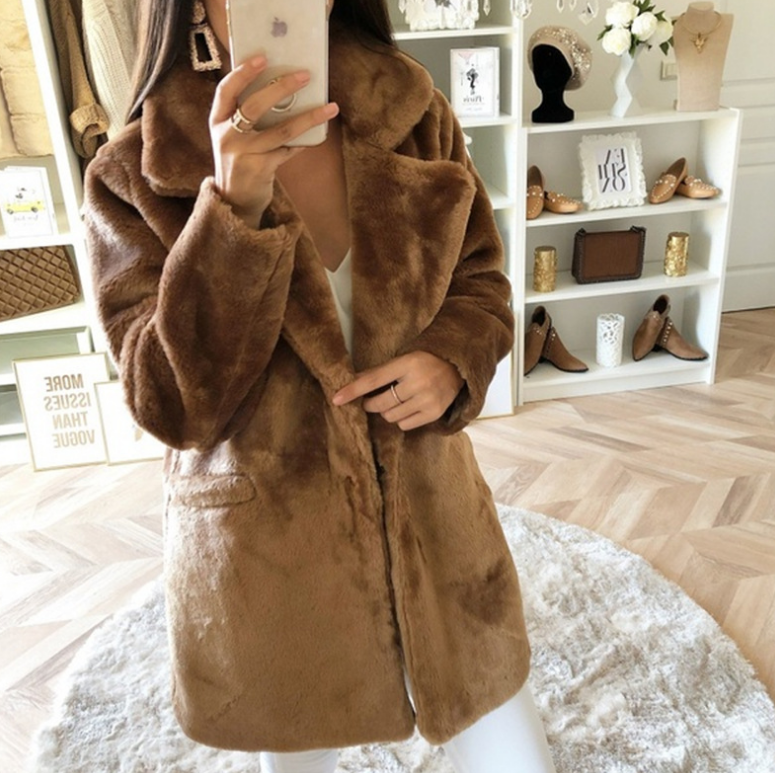 Sophia Faux Fur Coat