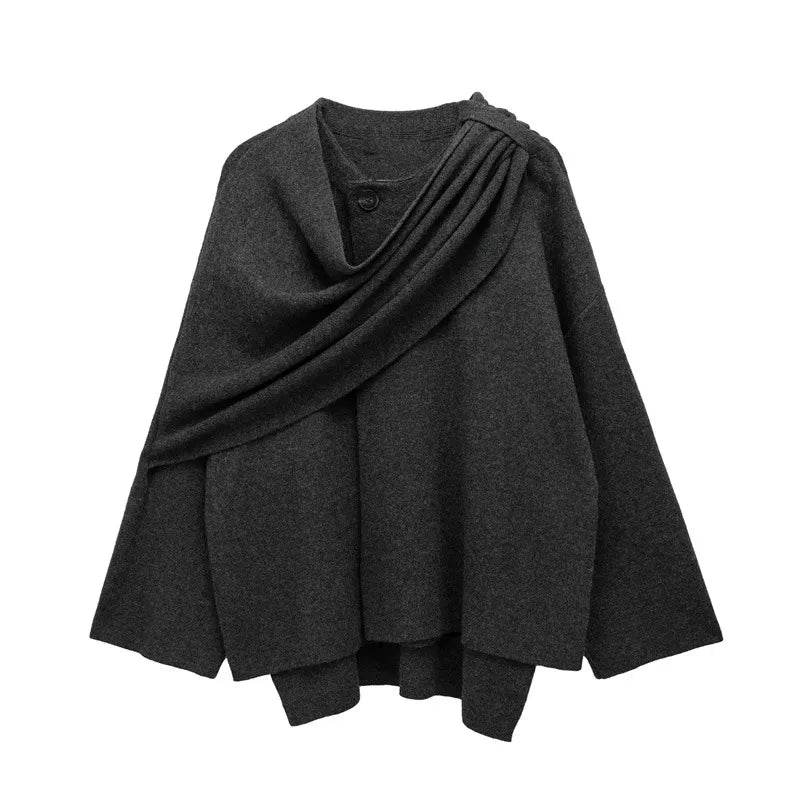 Clara Wool Cape Jacket