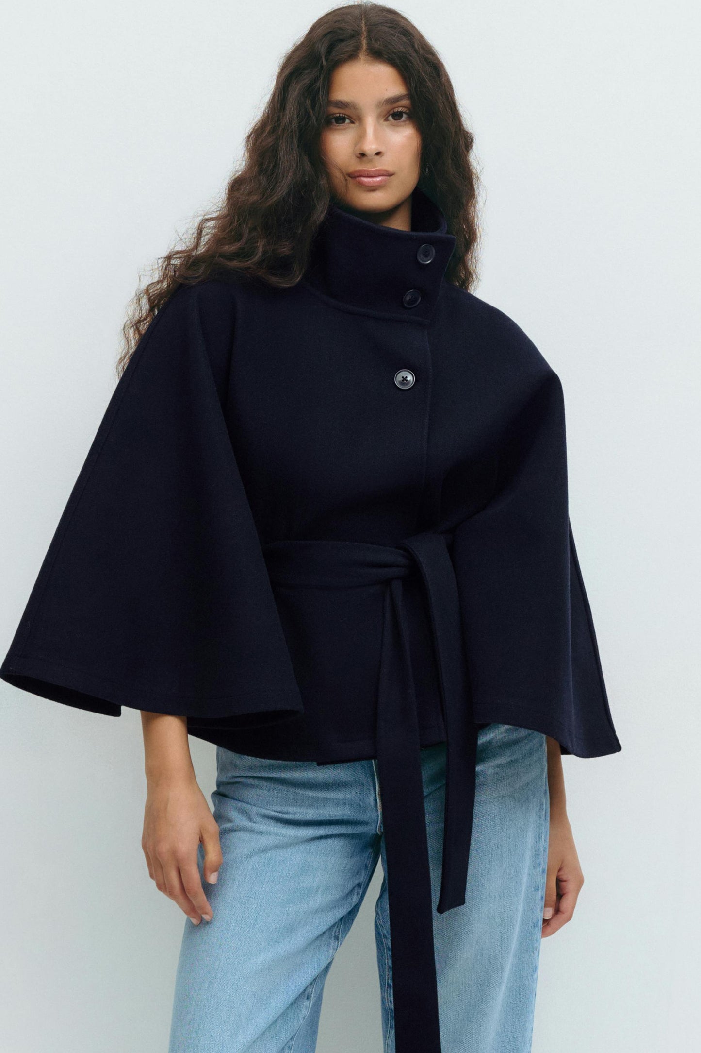 Bellissima Belted Cape Jacket