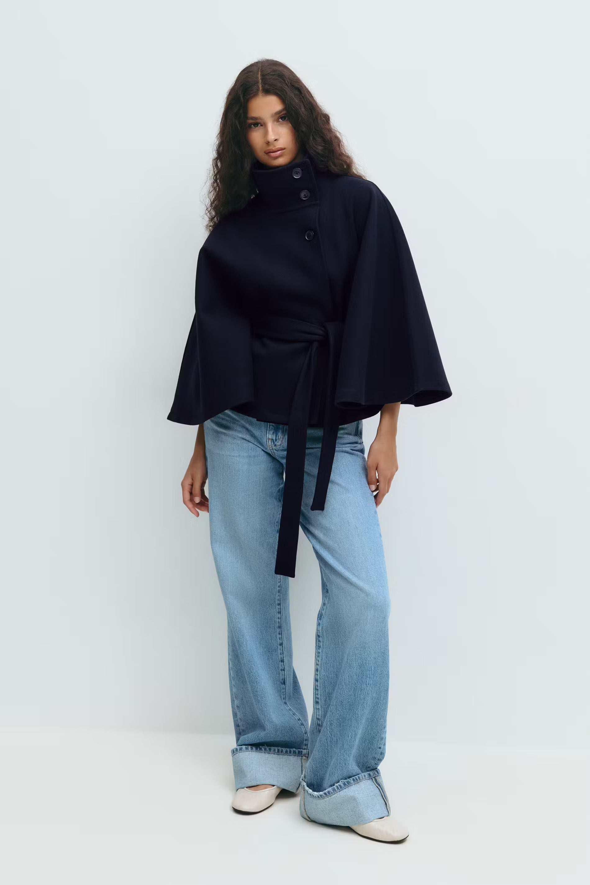 Bellissima Belted Cape Jacket