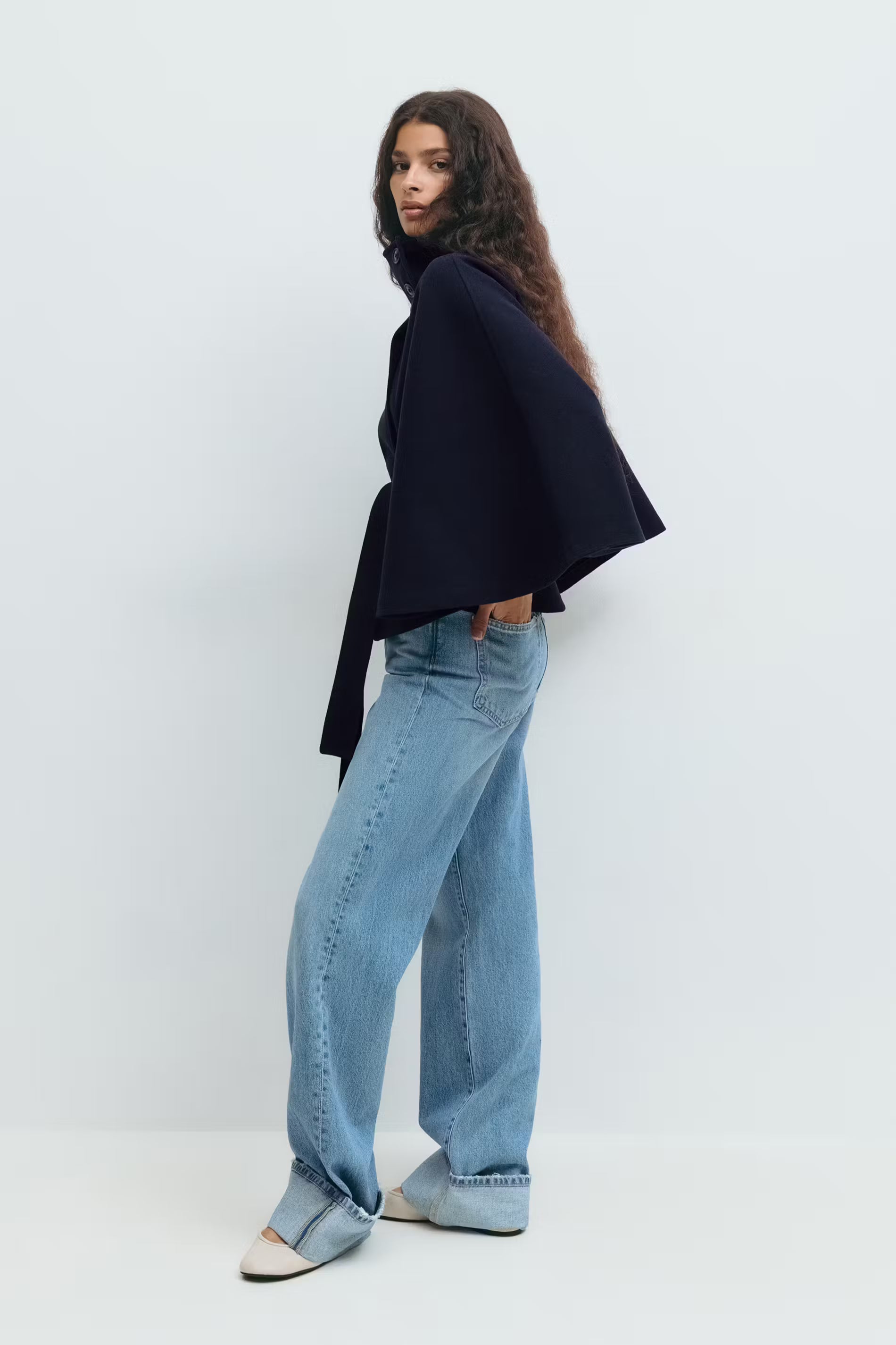 Bellissima Belted Cape Jacket