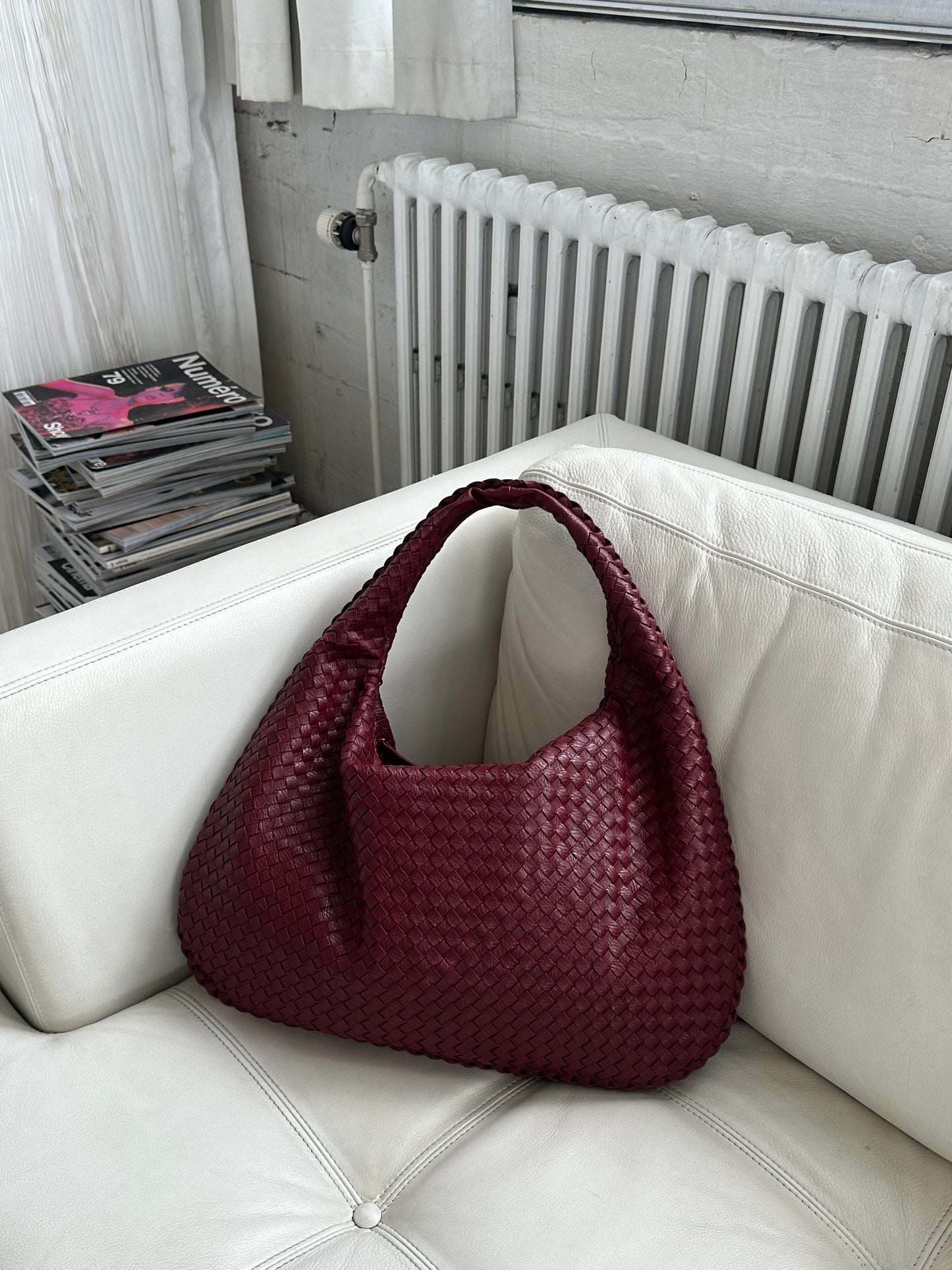 Mila Woven Shoulder Bag