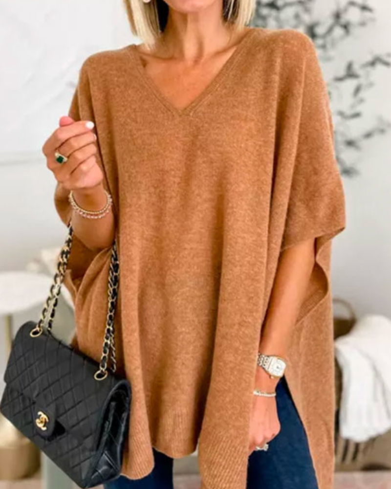 Sienna | Cashmere Blend Oversized Poncho