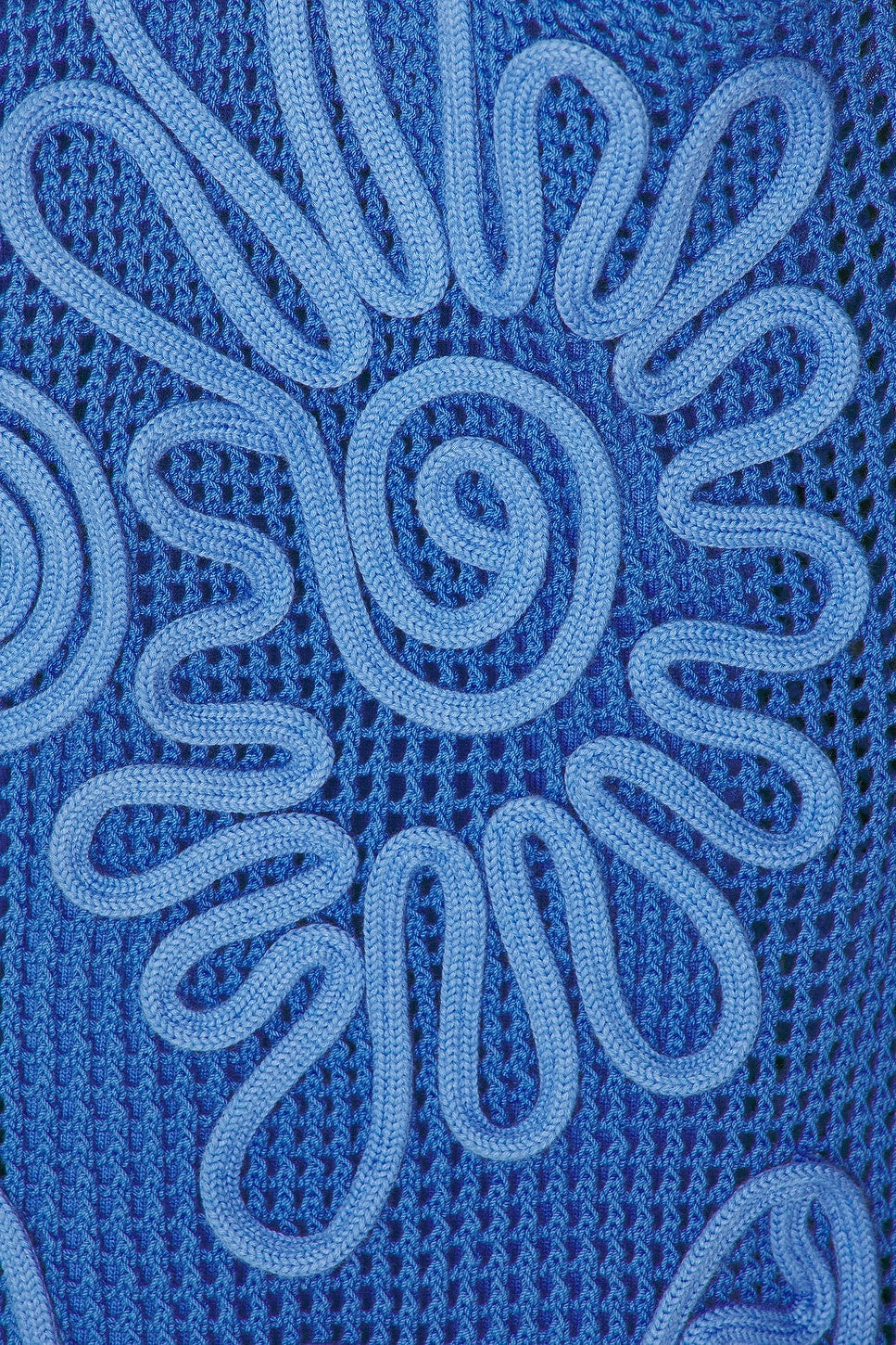 Azure Art Knit Dress
