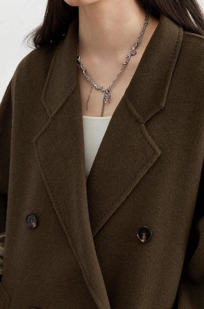 Elise Wool Blend Overcoat