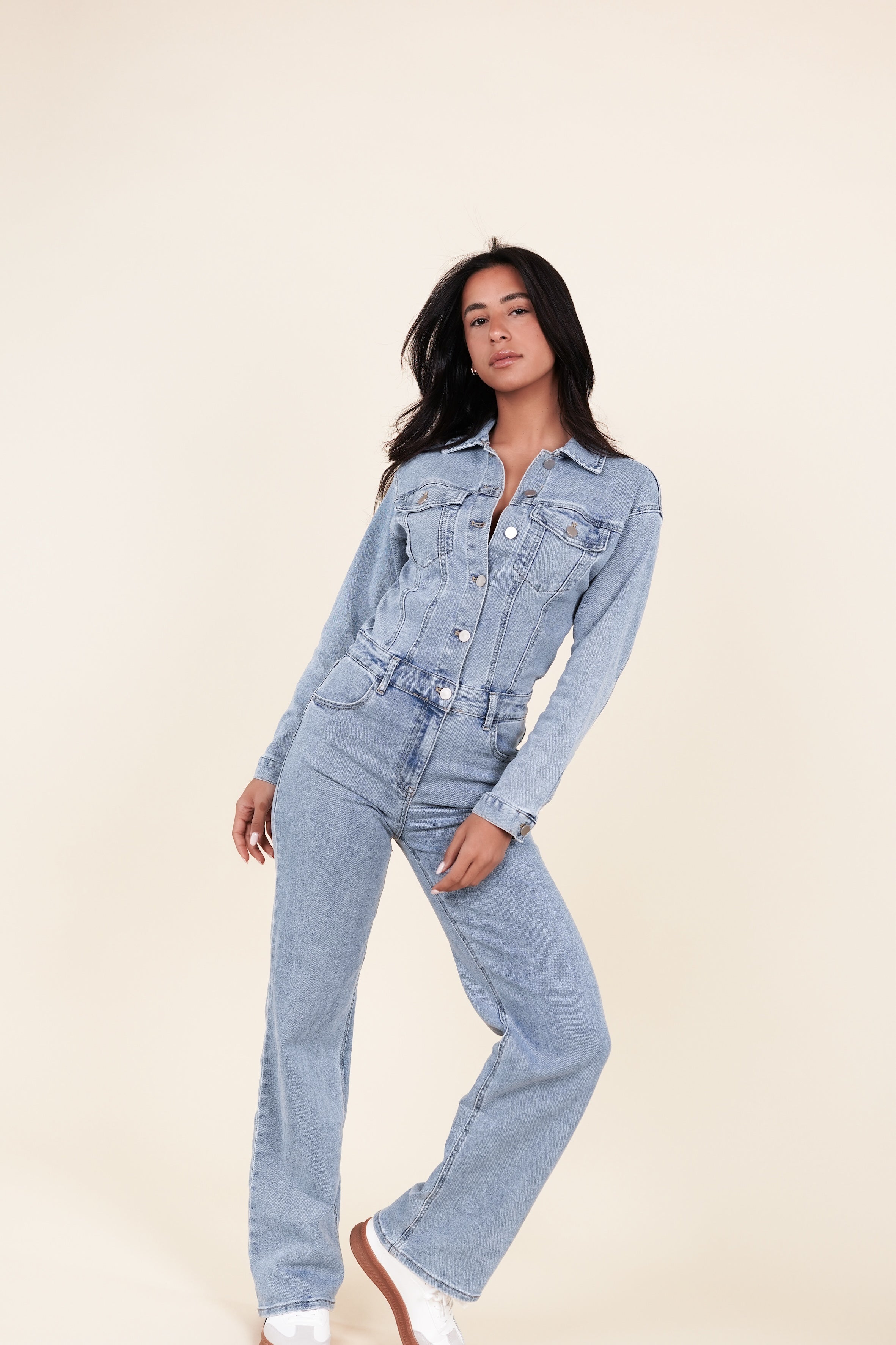 Riley Denim Jumpsuit