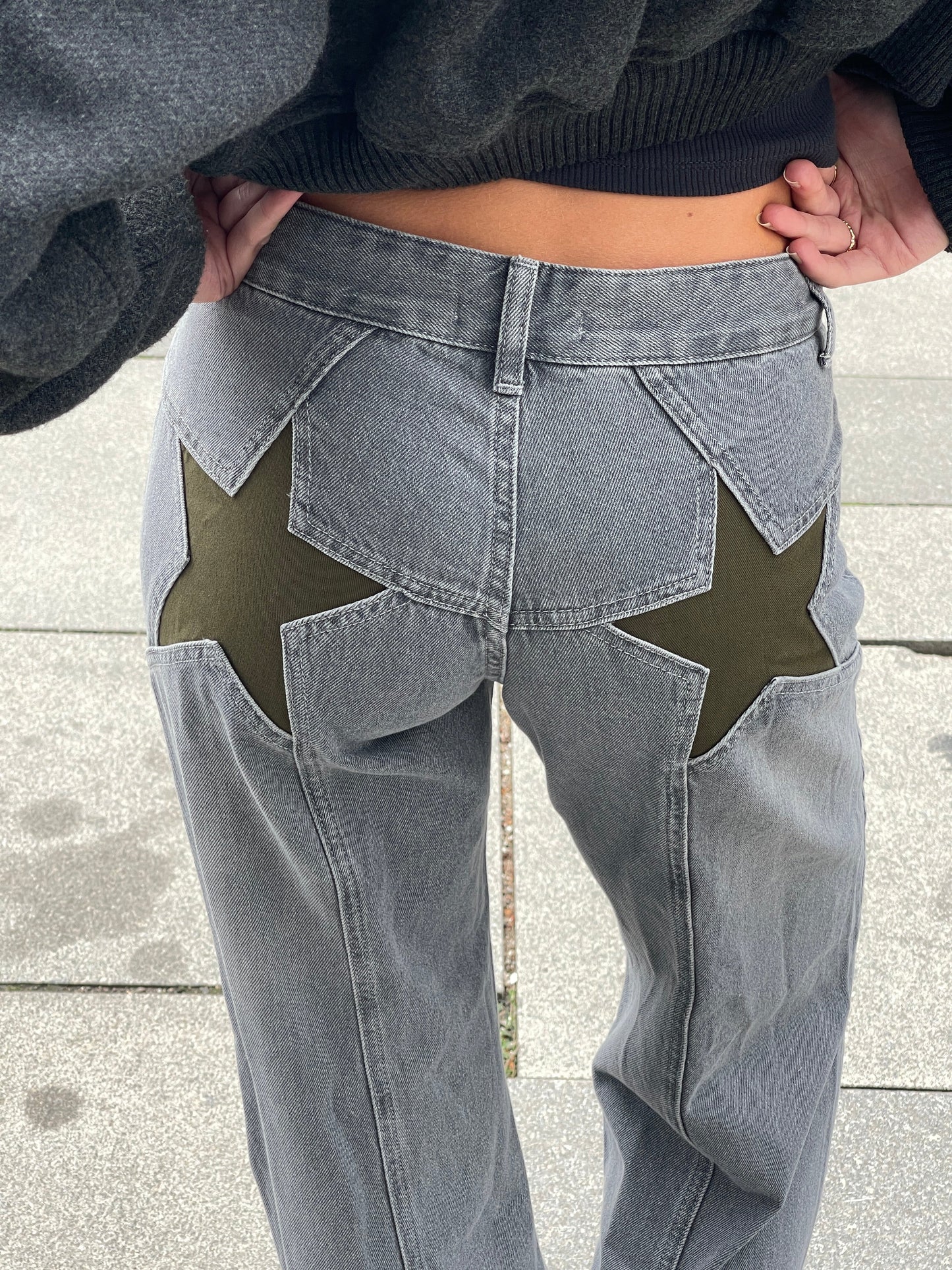 Star Patch Jeans