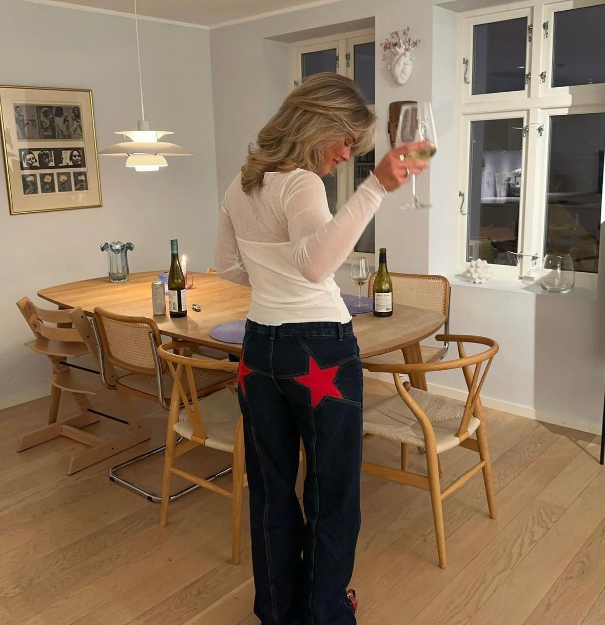 Star Patch Jeans