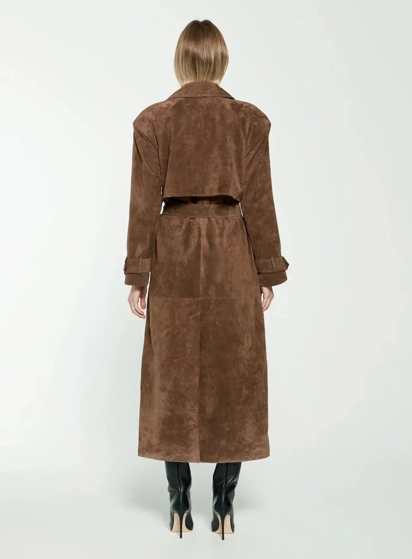 Molly Suede Trenchcoat