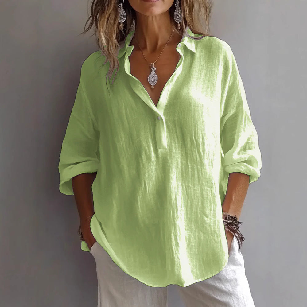 Fallon | Elegant Blouse with V-Neck
