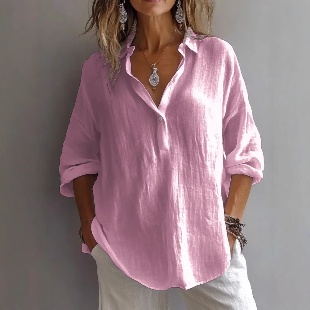 Fallon | Elegant Blouse with V-Neck