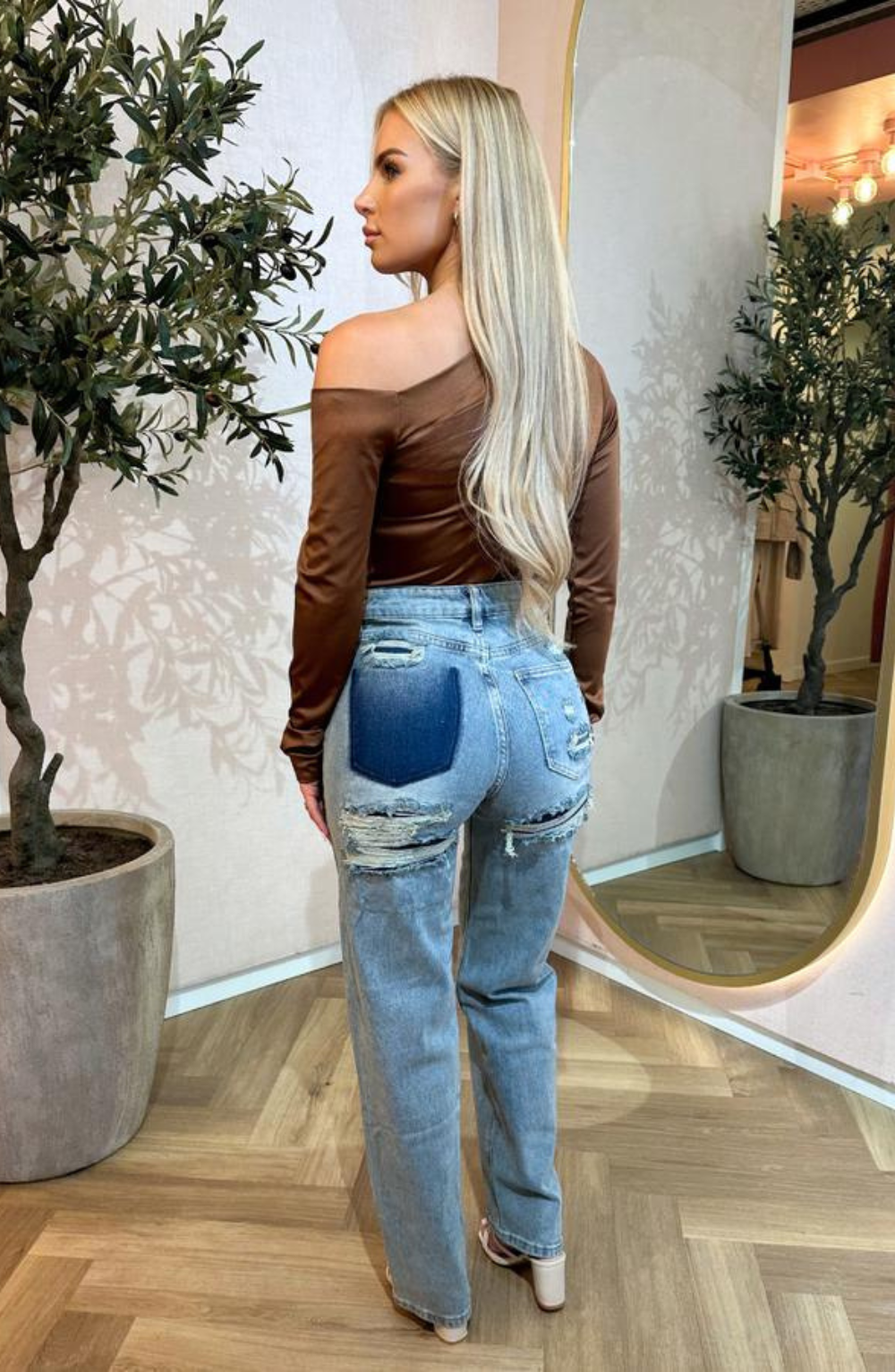 Tina Patch Pocket Jeans