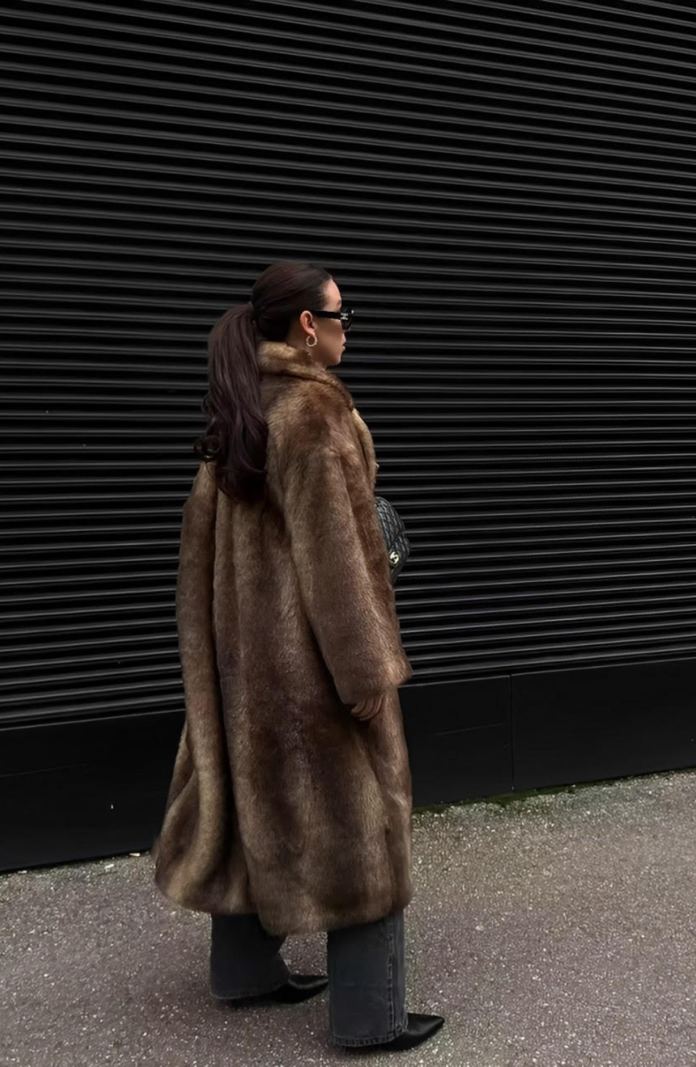 Vivienne fluffy trench Coat
