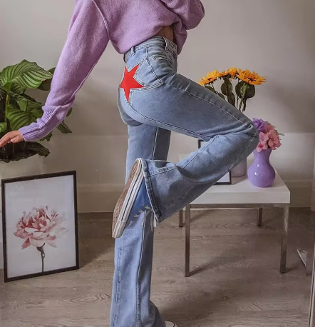 Star Patch Jeans