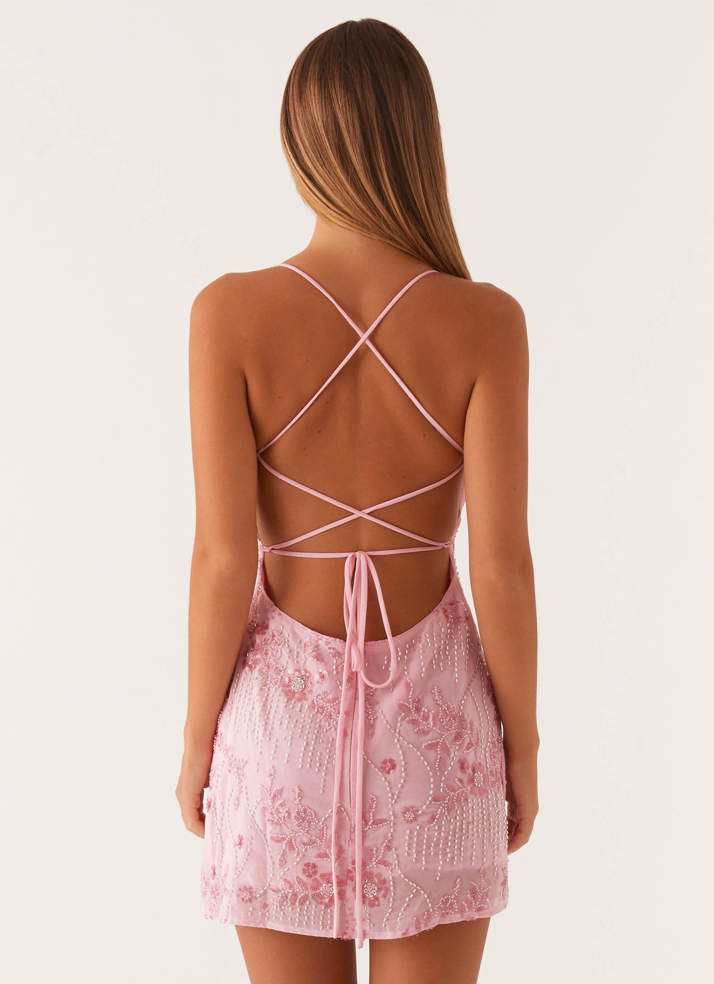 Beaded Mini Dress