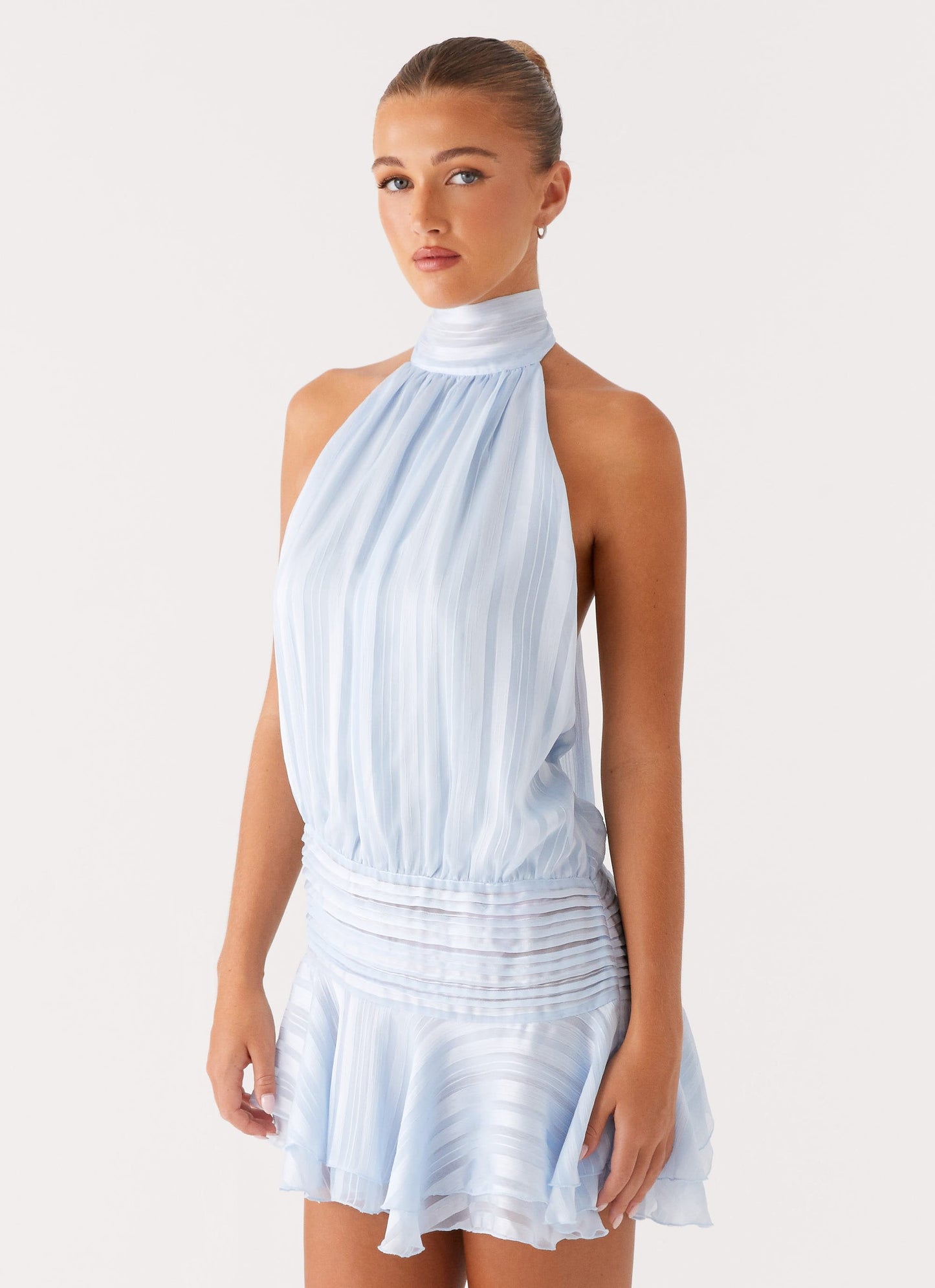 Sky Mist Mini Dress
