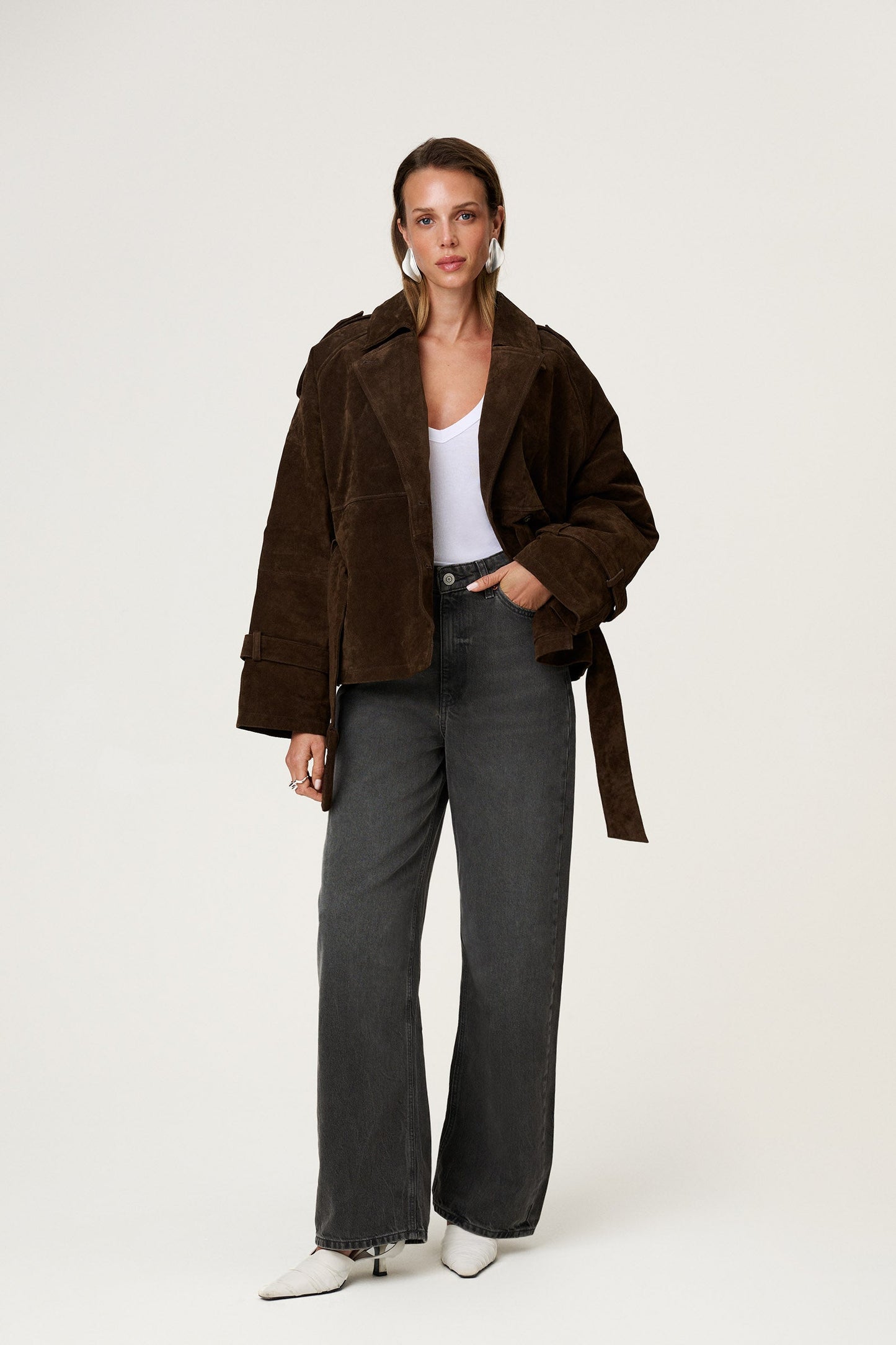 Olivia Belted Trench Coat