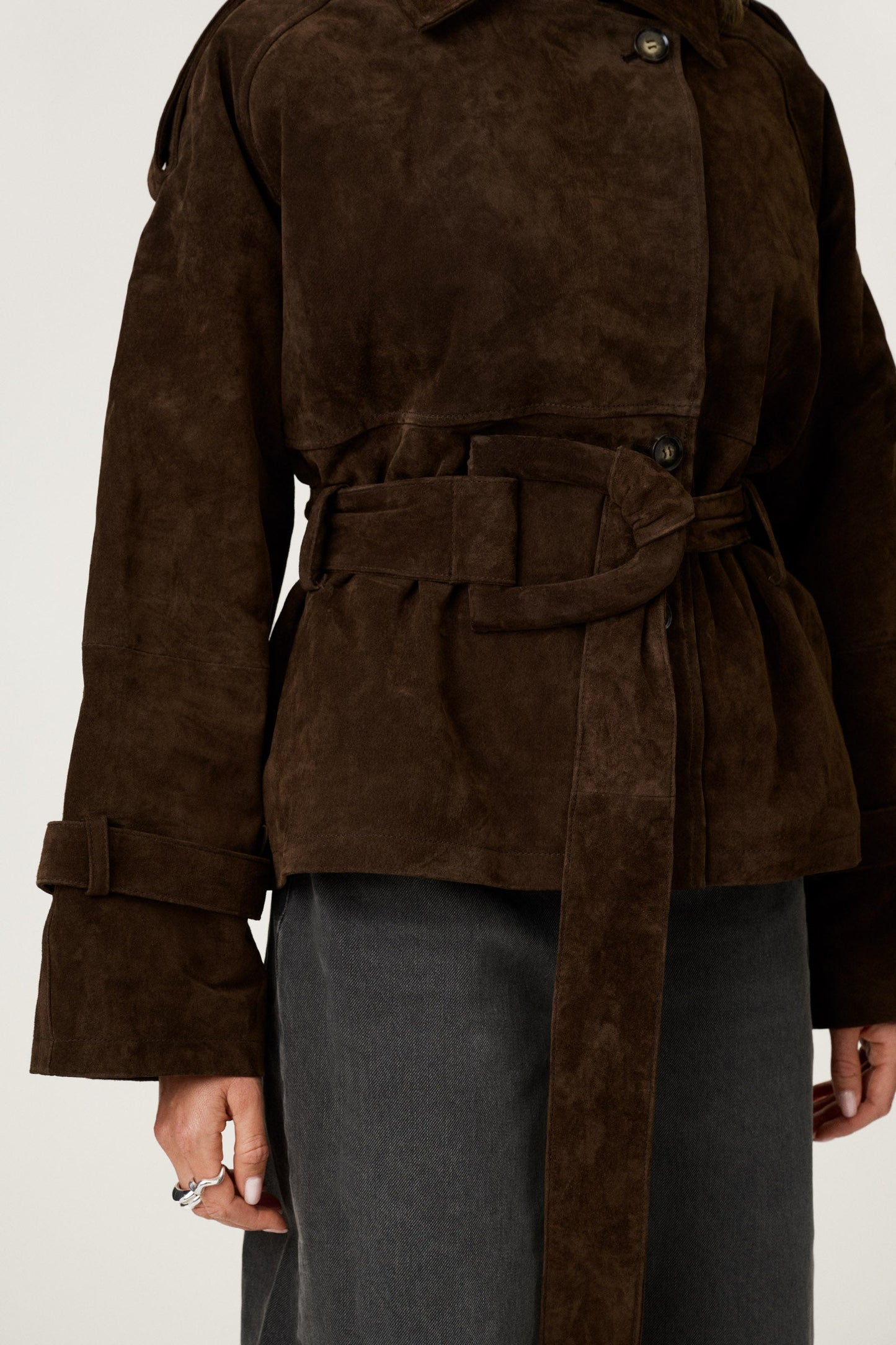 Olivia Belted Trench Coat