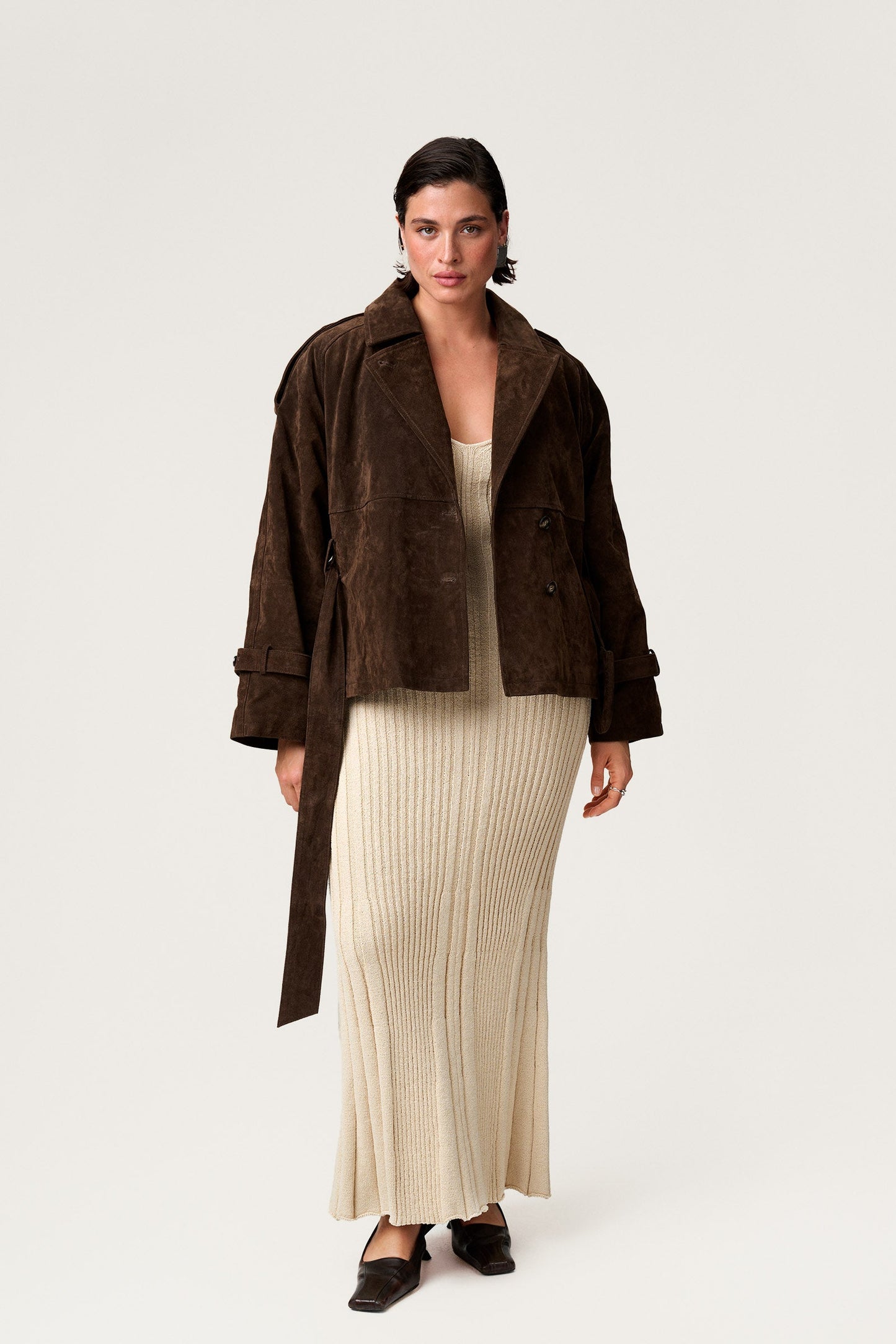Olivia Belted Trench Coat