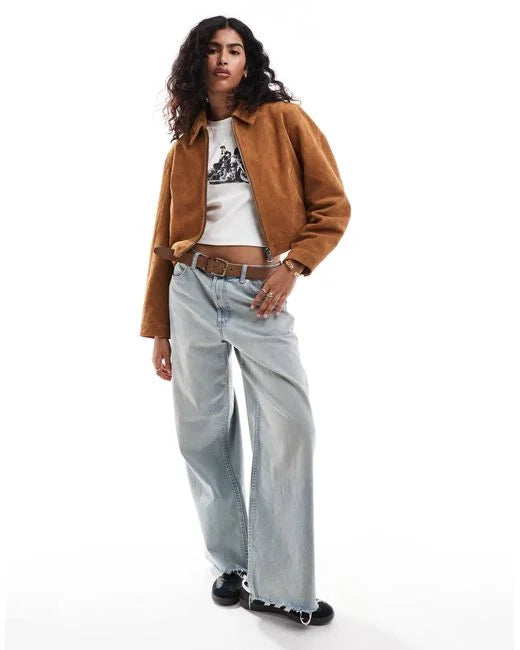Sierra Suede Cropped Jacket