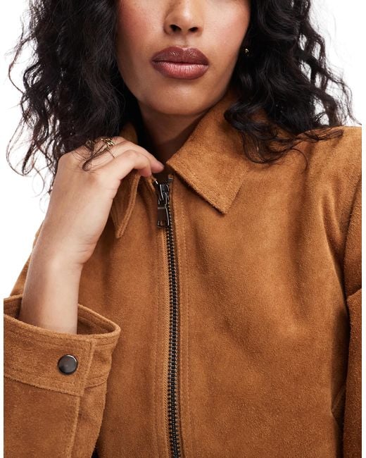 Sierra Suede Cropped Jacket