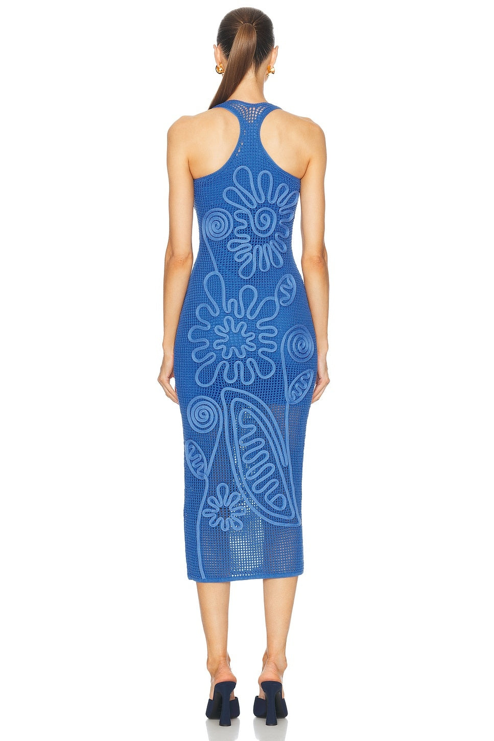 Azure Art Knit Dress