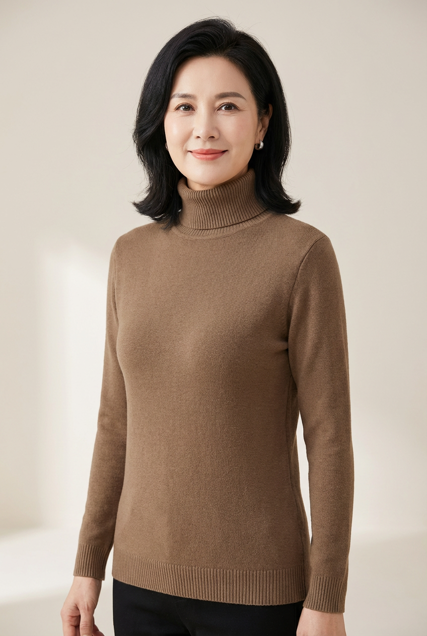 Zella | Soft Turtle Neck Pullover Jumper