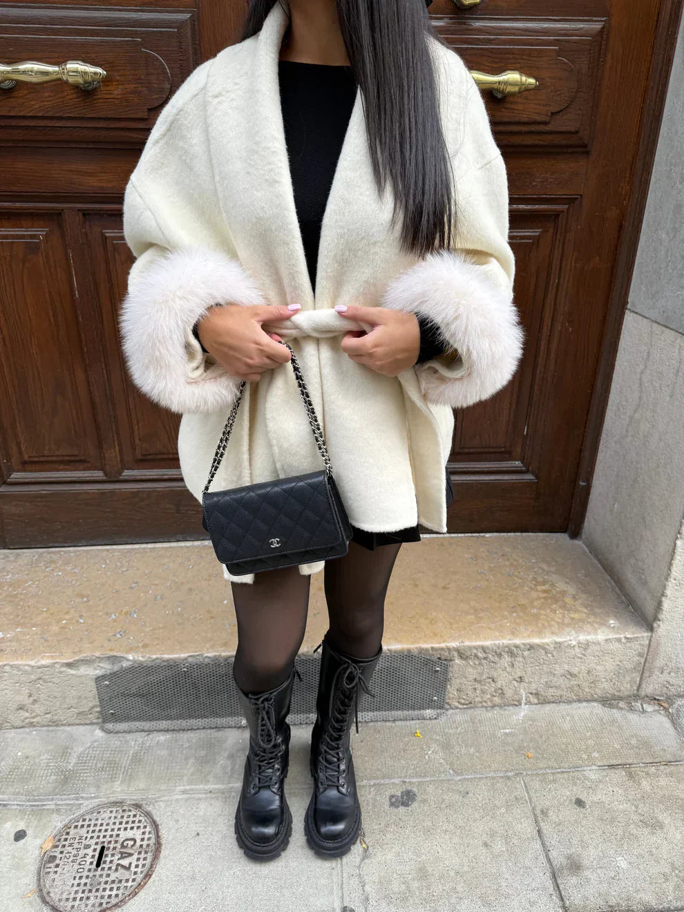 The Amara Wrap Coat