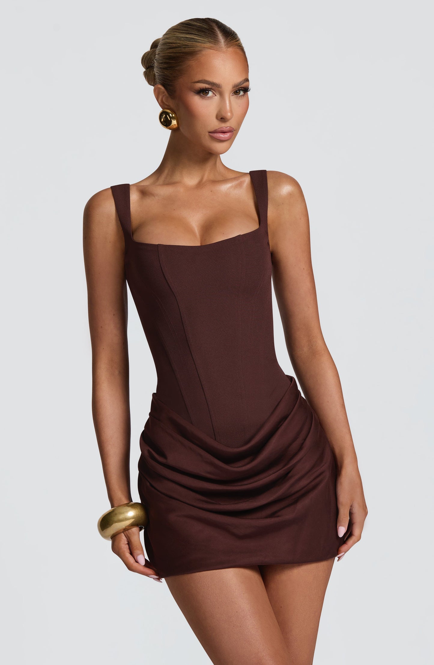 Cornelia Draped Mini Dress