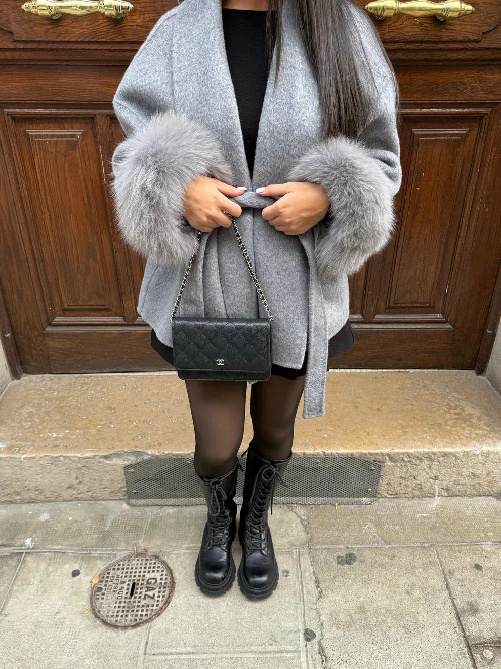 The Amara Wrap Coat