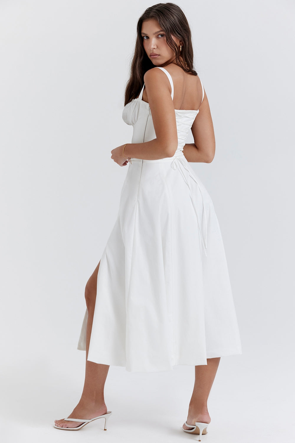 Clara Corset Midi Dress