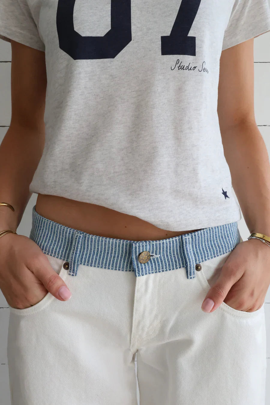 Harbor White Jeans