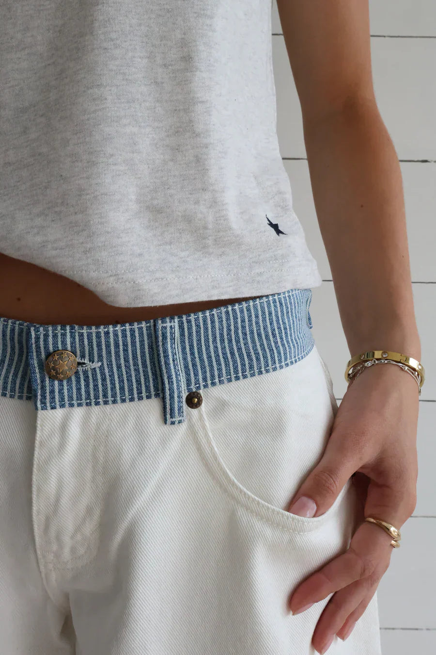 Harbor White Jeans
