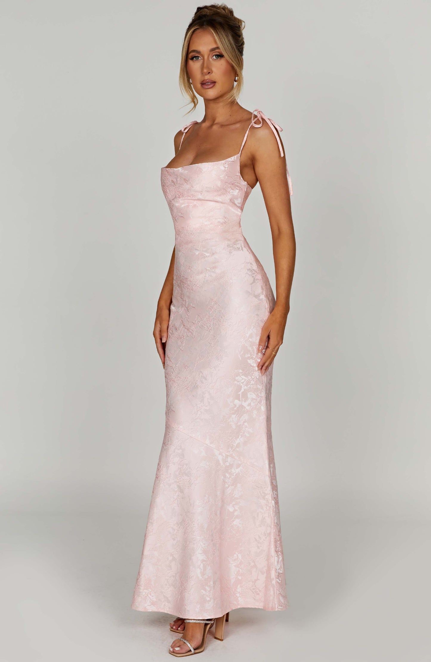 Isabelle Satin Maxi Dress