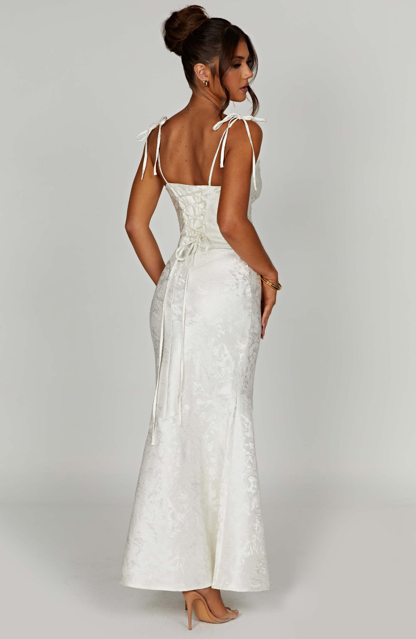 Isabelle Satin Maxi Dress