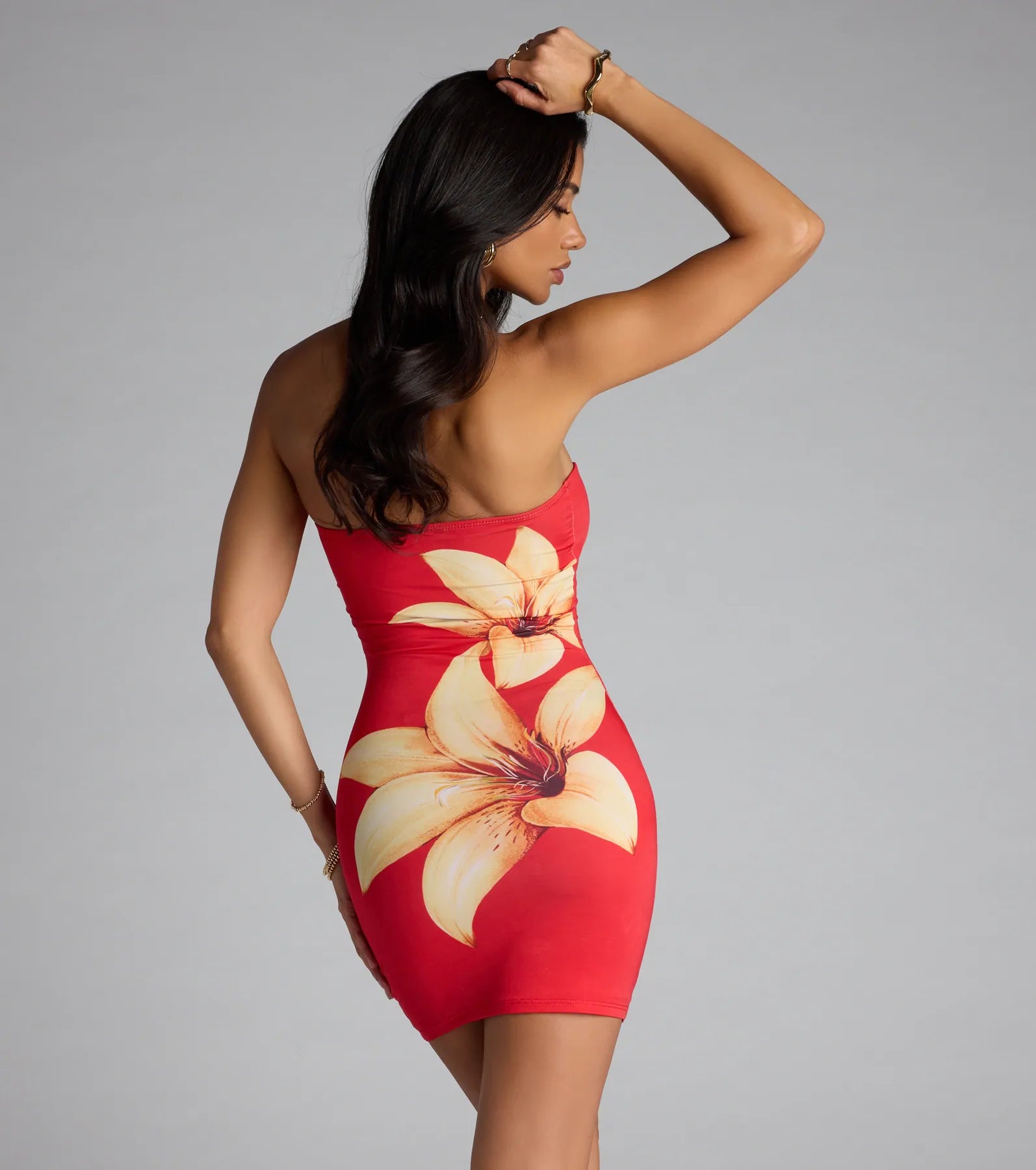 Island Bloom Mini Dress