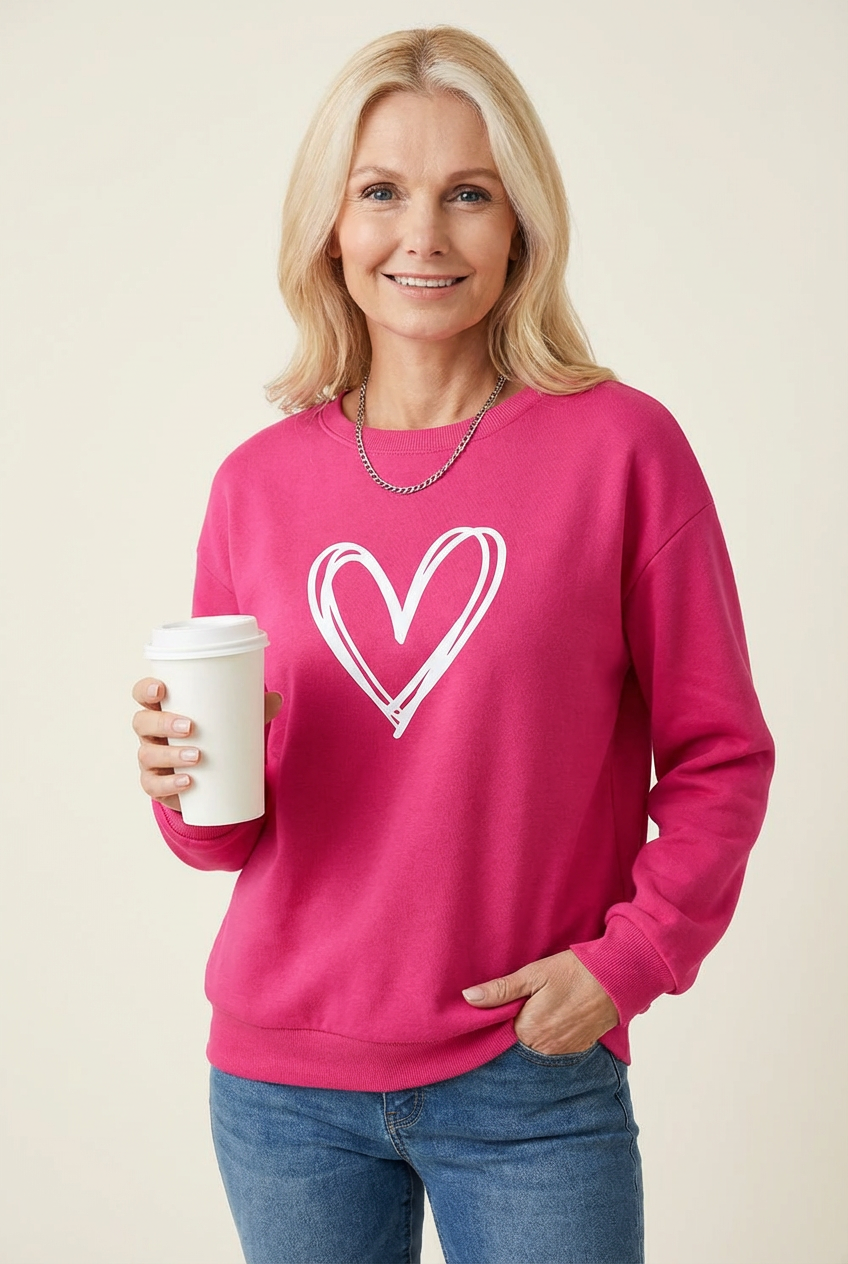 Mira | Classic Heart Sweater