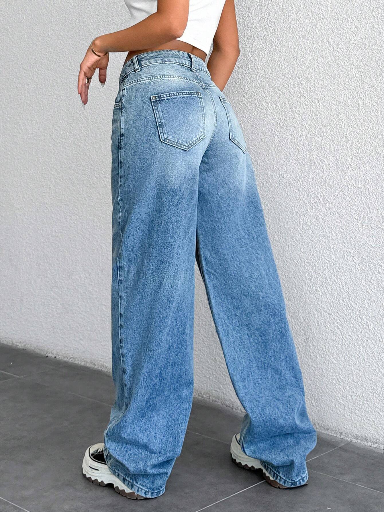 Zoe Baggy Washed Denim