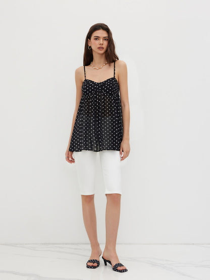 Dotted Mini Dress