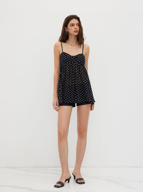 Dotted Mini Dress