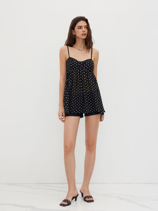 Dotted Mini Dress