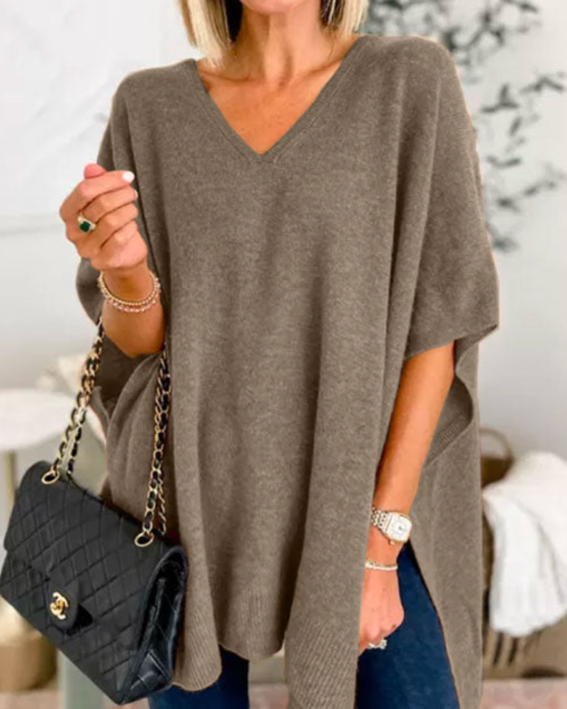Sienna | Cashmere Blend Oversized Poncho