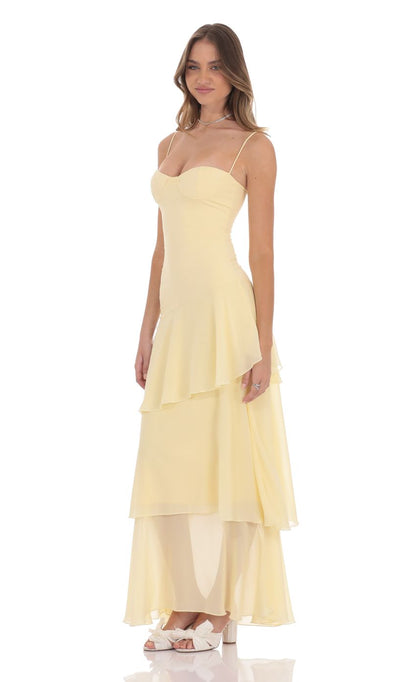 Jolene Ruffle Maxi Dress