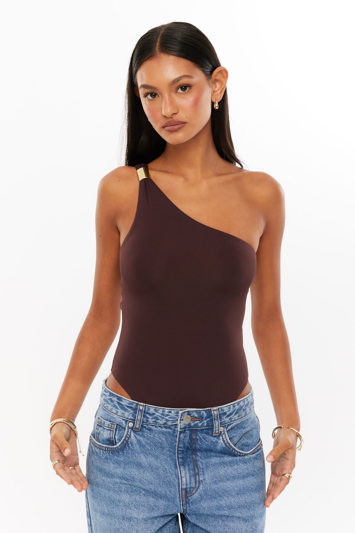 Rebecca One Shoulder Bodysuit