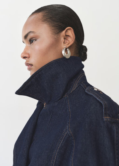 Romy Belted Denim Jacket